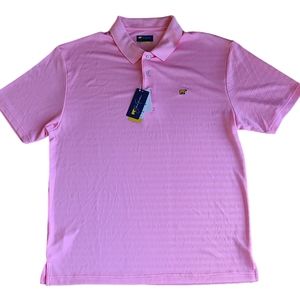 Jack Nicklaus Strawberry Pink lightweight Soft Golf Polo Shirt Size L